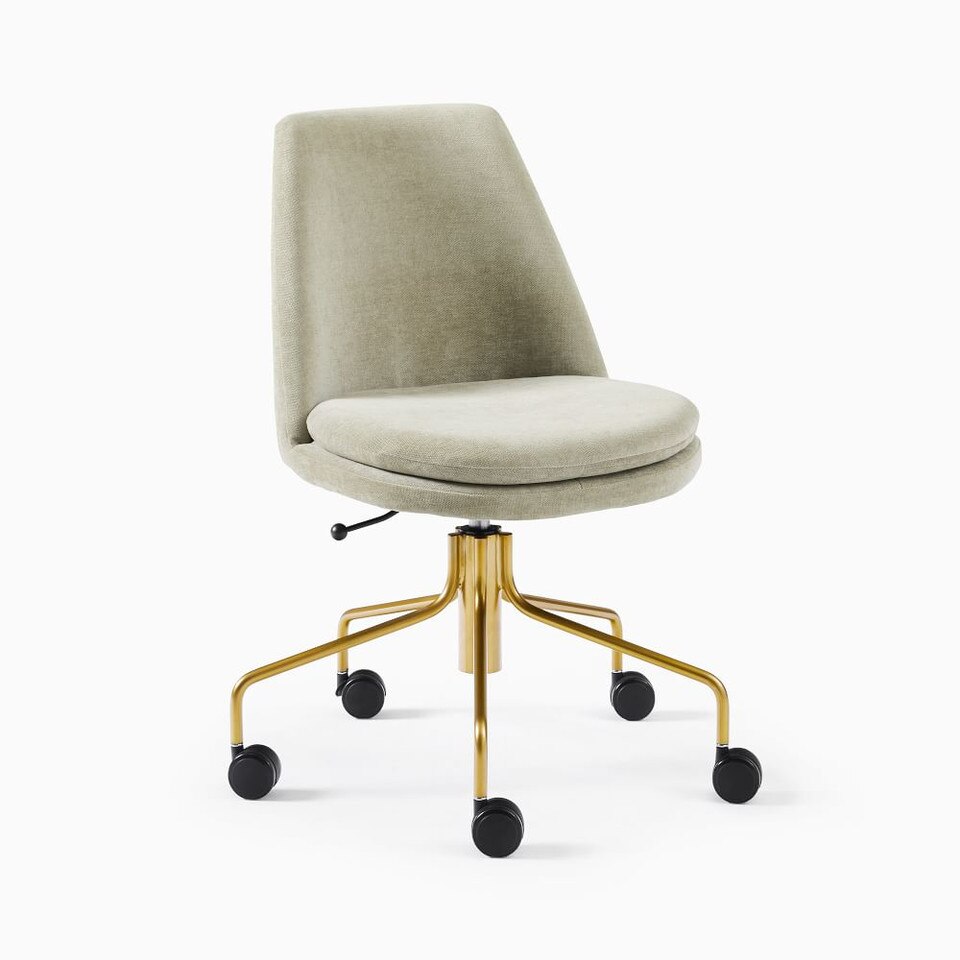 Finley Swivel Office Chair West Elm UK